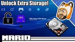 How to Easily Unlock & Reclaim PS3 HDD Storage!