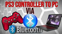 Connect PS3 controller to pc via Bluetooth (wireless) - VERY EASY