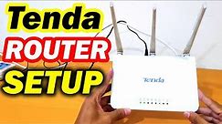 Tenda Router Setup and Full Configuration