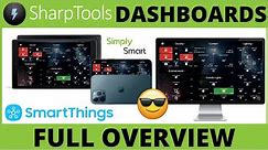 SharpTools Dashboards Overview | SmartThings Command Center (2021)