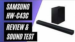 Samsung HW-C43C Soundbar - Review & Sound Test