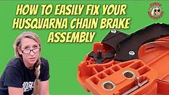 How to EASILY fix your Husqvarna, Poulan or Crafstman chainsaw chain brake assembly in just minutes!