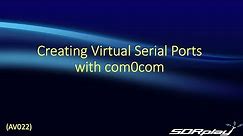Creating virtual COM ports with com0com