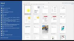 How to Automatically Open a Blank Document in Word | Skip the Startup Screen in Word (2013, 2016)