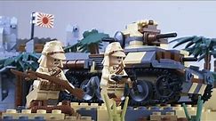 Lego War in the Pacific - Peleliu Airfield - WW2 stop motion