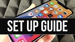 Set Up Guide for iPhone 12 Pro - First Time Turning On - Beginners Guide - 128gb, 256gb, 512gb