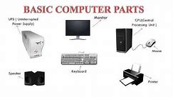PARTS OF COMPUTER | ALL COMPUTER PARTS | BASIC COMPUTER PARTS | Detailed Explanation .