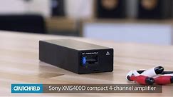 Sony XMS400D compact 4-channel car amplifier | Crutchfield video