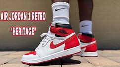 EARLY LOOK!! 2022! AIR JORDAN 1 RETRO "HERITAGE" UNBOXING REVIEW & ON FEET ARE THESE A MUST HAVE!?