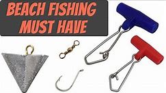 Beach fishing Rig - How to use a Slider Sinker Clip.