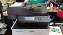 How to factory reset Samsung CLX-6260FW printer fix color problem 6260FW