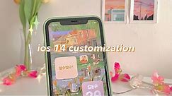 aesthetic ios 14 tutorial ✨ | customizing my iphone xr | widgets & shortcuts | easy how-to
