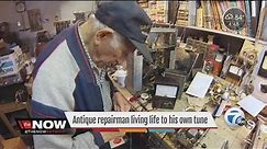 98-year-old antique radio repairman lives life to his own tune