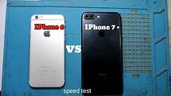 IPhone 6 VS IPhone 7 plus speed test speed test