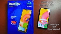 Samsung Galaxy A01 (Tracfone) - Unboxing & First Impressions