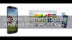 Update Samsung Android Phones via Kies Software - Geekyranjit