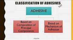 What is Adhesive? Know about its Definition | Classification | Application