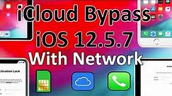iCloud Bypass iOS 12.5.7 With Sim/Network/Signal| iCloud Bypass iPhone 5S/6/6 Plus/iPad Mini 2/3/Air