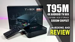 T95M 4K Android TV Box S905W - Unboxing And Review ( Under $40 )