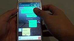Samsung Galaxy S5: How to Lock Multiple Text Messages