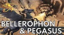 Bellerophon, Pegasus, & the Chimera