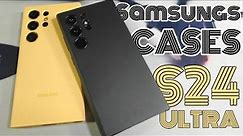 Samsung Galaxy S24 Ultra | Black Vegan Leather & Yellow Silicone Case Reviews