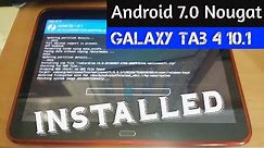 Samsung Galaxy Tab 4 10.1 Root & Install Android 7.0 Nougat (Cyanogenmod 14)
