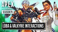 *NEW* Loba and Valkyrie Interaction Voicelines - Apex Legends Season 14