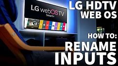 LG TV Rename HDMI Inputs - How to Rename or Edit LG Smart TV HDMI Ports and Input Names