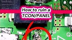 USE PROTECTION PROPER #fuses #tcon #panel #screen #display #tv #led #lcd