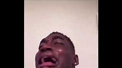 Funny Black guy crying meme template