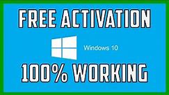 How To Activate Windows 10 For FREE In 2024