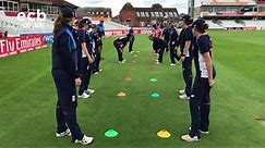 England Cricket - England's novel approach to warming up...
