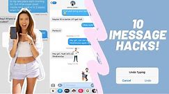 10 Cool iMessage Tricks YOU NEED TO KNOW | iPhone Text Guide 2020
