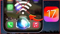 How To Use Siri WITHOUT Internet Connection iOS 17 I Siri Offline