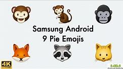 New Samsung Galaxy Android Pie 9.0 One UI Emojis in 4K (2019)