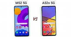 Samsung M52 5G vs Samsung A52s 5G | SPEED TEST