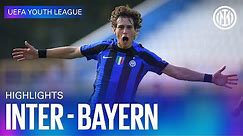 INTER 2-2 BAYERN MONACO | U19 HIGHLIGHTS | UEFA YOUTH LEAGUE 22/23 ⚽⚫🔵