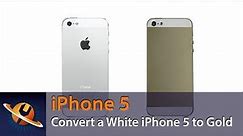 How to Transform your iPhone 5 to a Gold iPhone 5S
