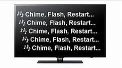 Samsung UN46EH6000F TV Repair Secrets - Chime, Flash, Restart, No Picture, No Sound