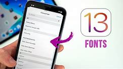 How to Install Custom Fonts on iPhone!