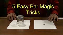 5 Easy Bar Magic Tricks Epic Cool Simple Magic Trick