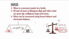 Mass and Weight Cambridge IGCSE O level Physics 0625 0972 5054 Lesson 11