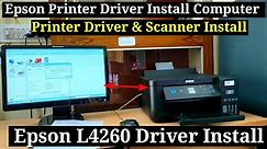 Epson Printer Driver Download & Install L4260 Printer Scanner Install Step By Step 100% Install
