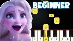 Show Yourself - Frozen 2 | Beginner Piano Tutorial | Easy Piano