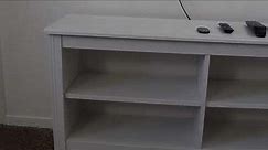 Pros and Cons of Panana TV Stand 4 Cubby Television Stands Cabinet 4 Open Media Storagefor TVs up