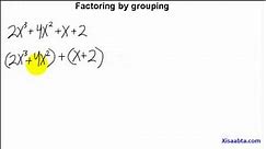 factoring by grouping in somali - Somali Algebra 2