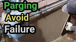 How To Parge A Concrete Wall, Avoid A Parging Fail with Doing It This way ,