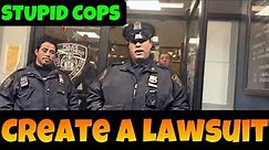 STUPID Cops at NYPD lost QUALIFIED IMMUNITY big Time FAIL