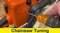 How To Tune a Chainsaw